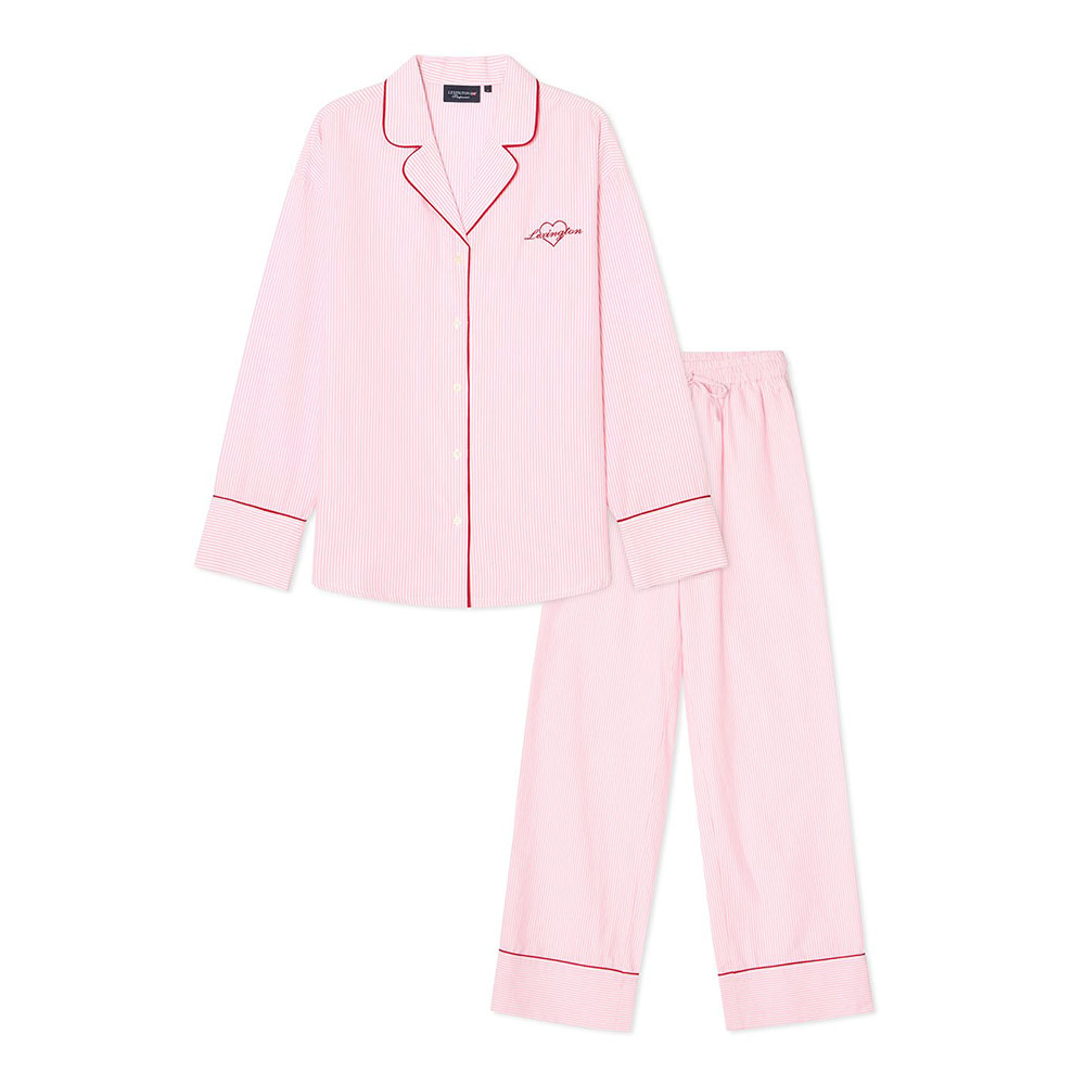 Lexington Organic Cotton Pinstripe Pyjamasset